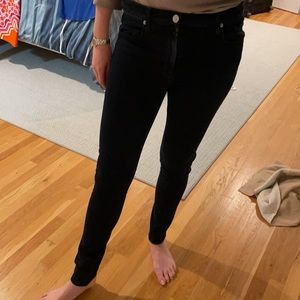 Hudson mid rise skinny jeans size 28 dark blue